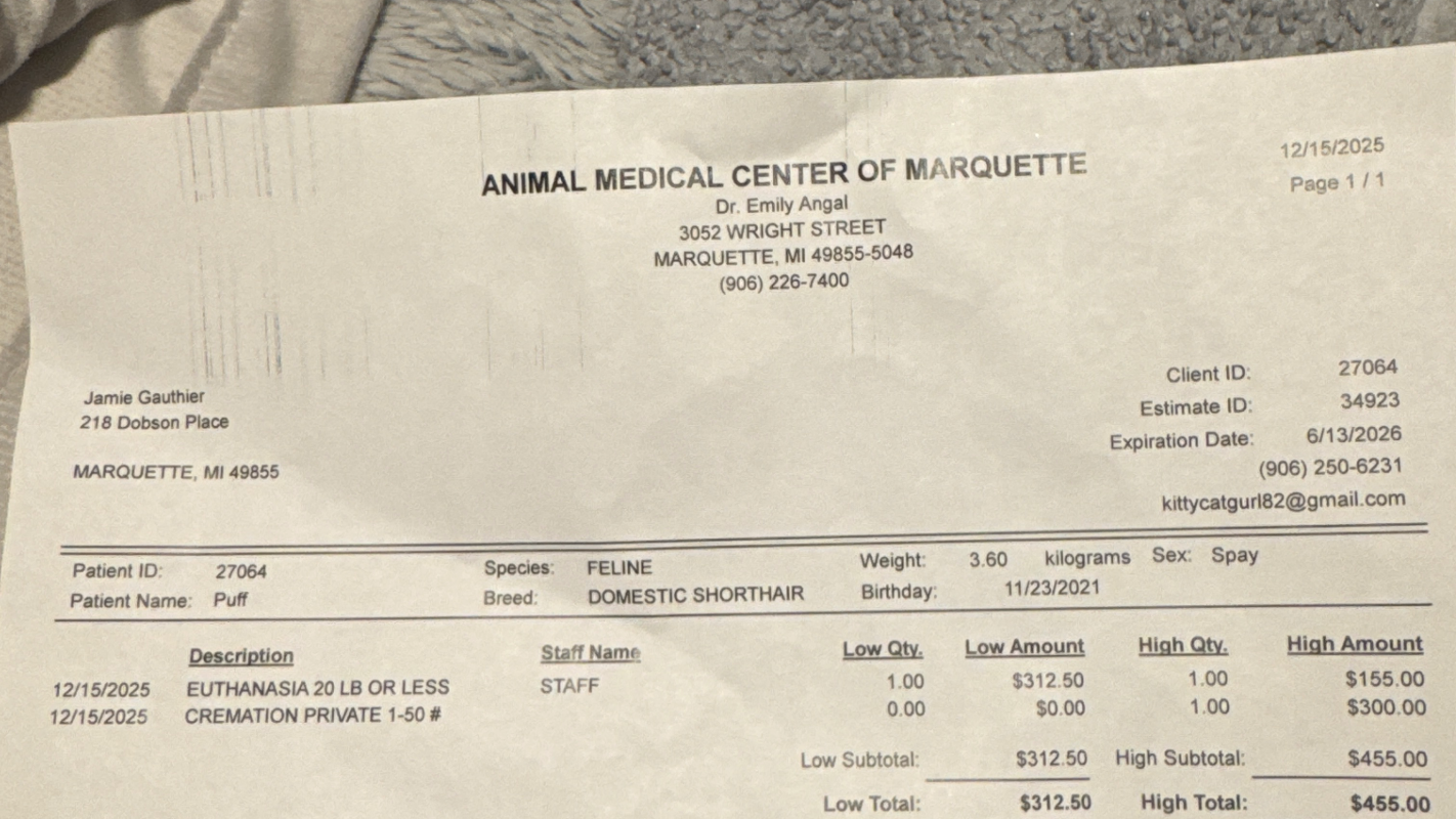 To end Puffs suffering.