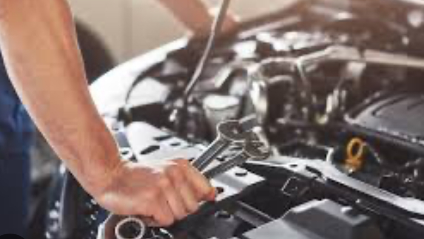 Senior widow car repair