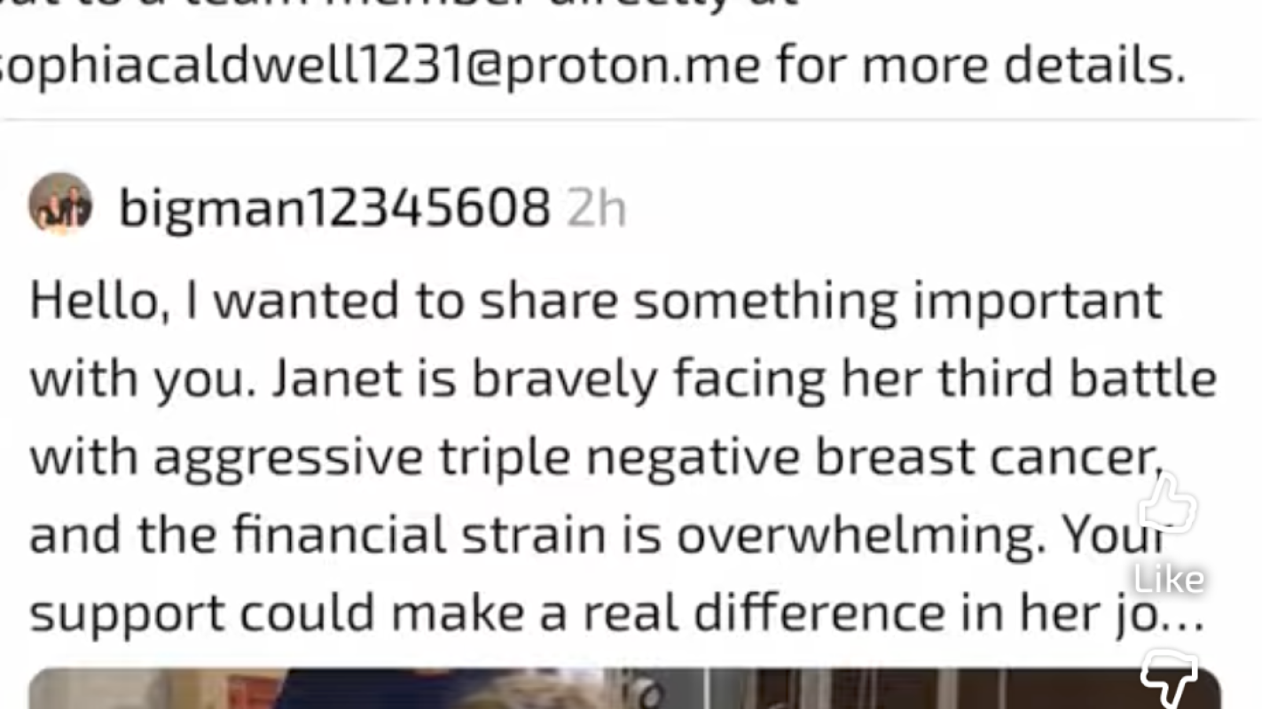 Janet's Battle with Cancer