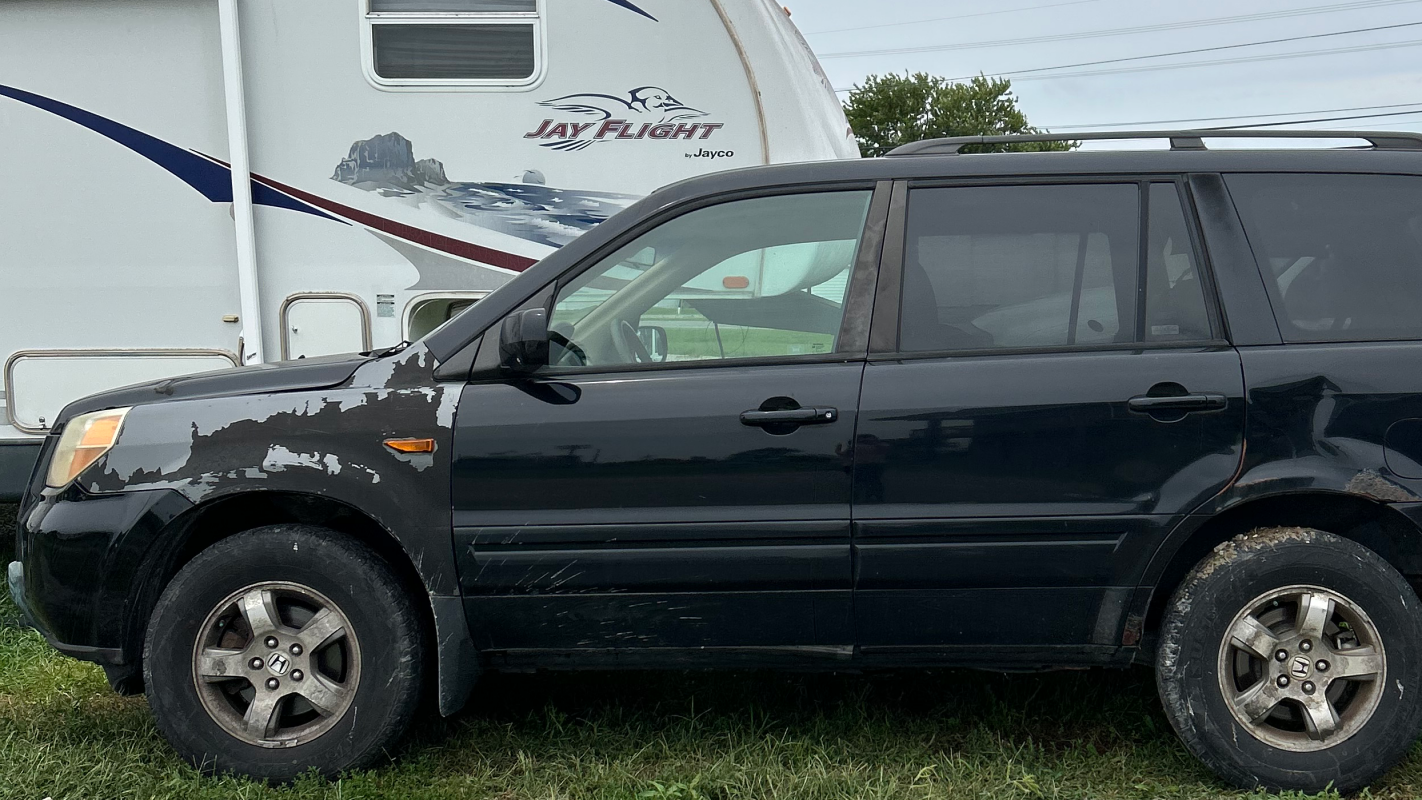 Car broke down on trip with family