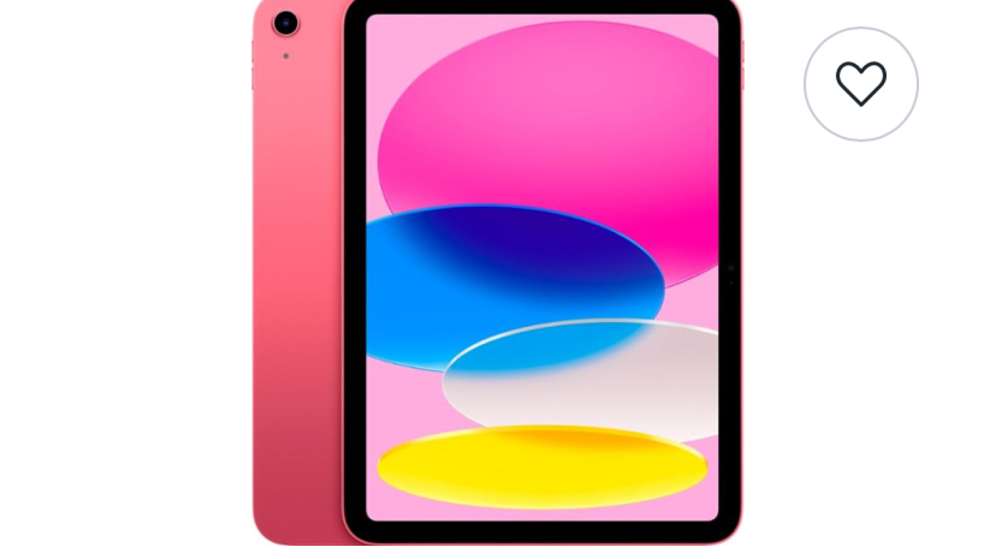 i want a pink ipad😢