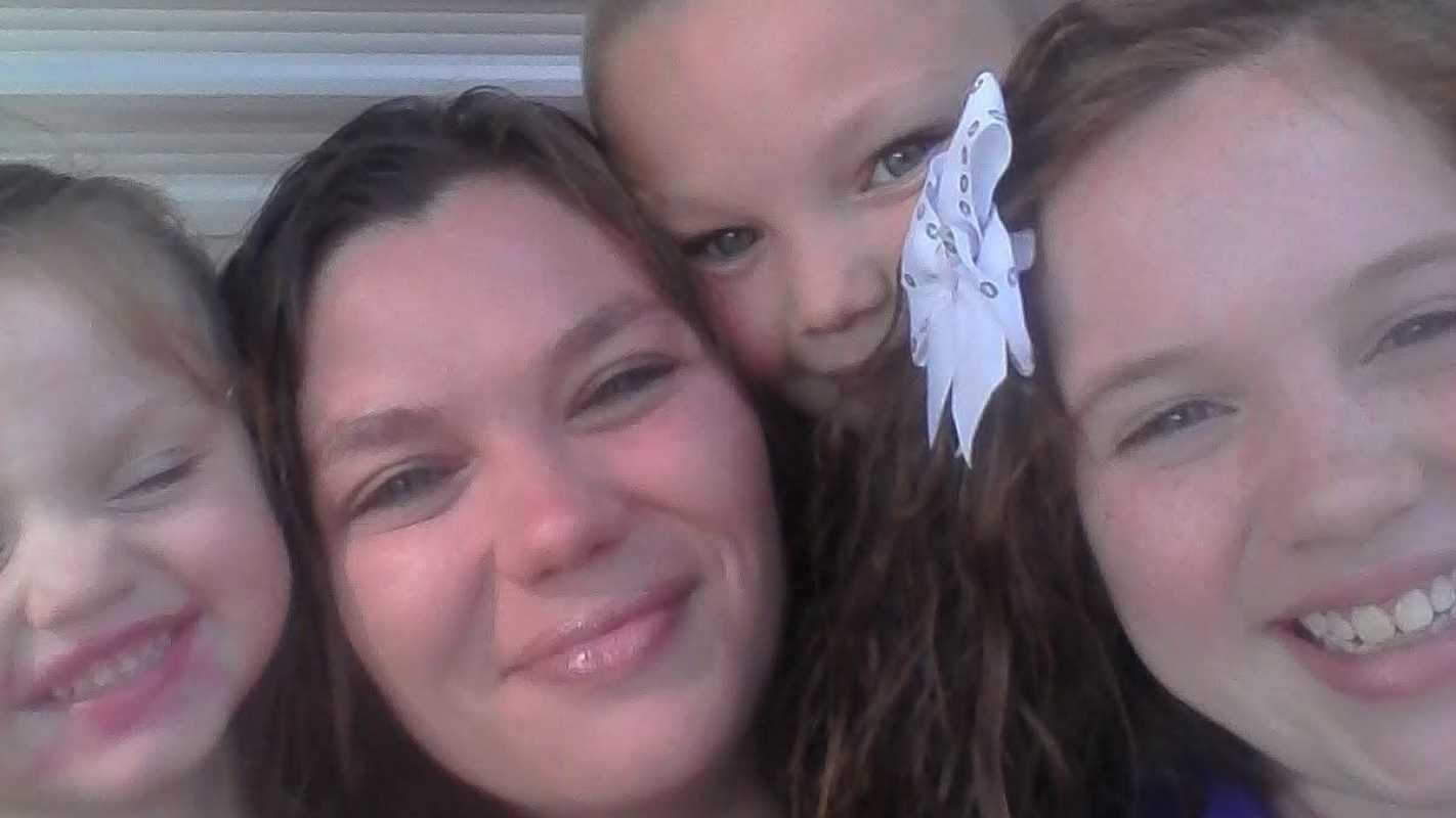 Single mother and kids after father passing away