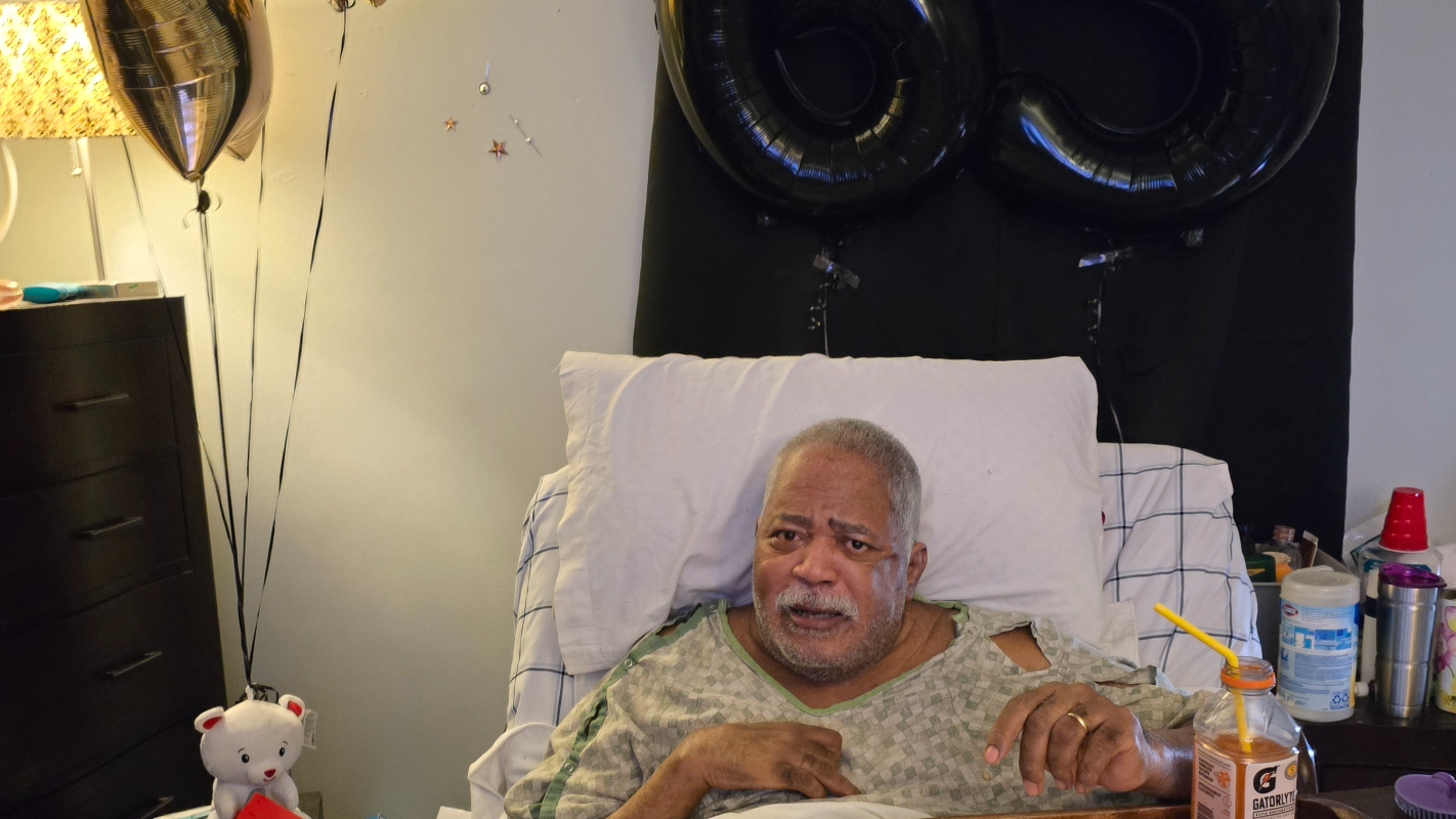 Leroy needs a new bedroom downstairs..per fire department