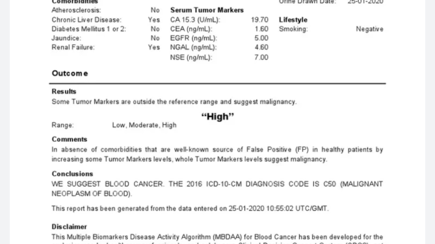 Blood cancer medical treatment