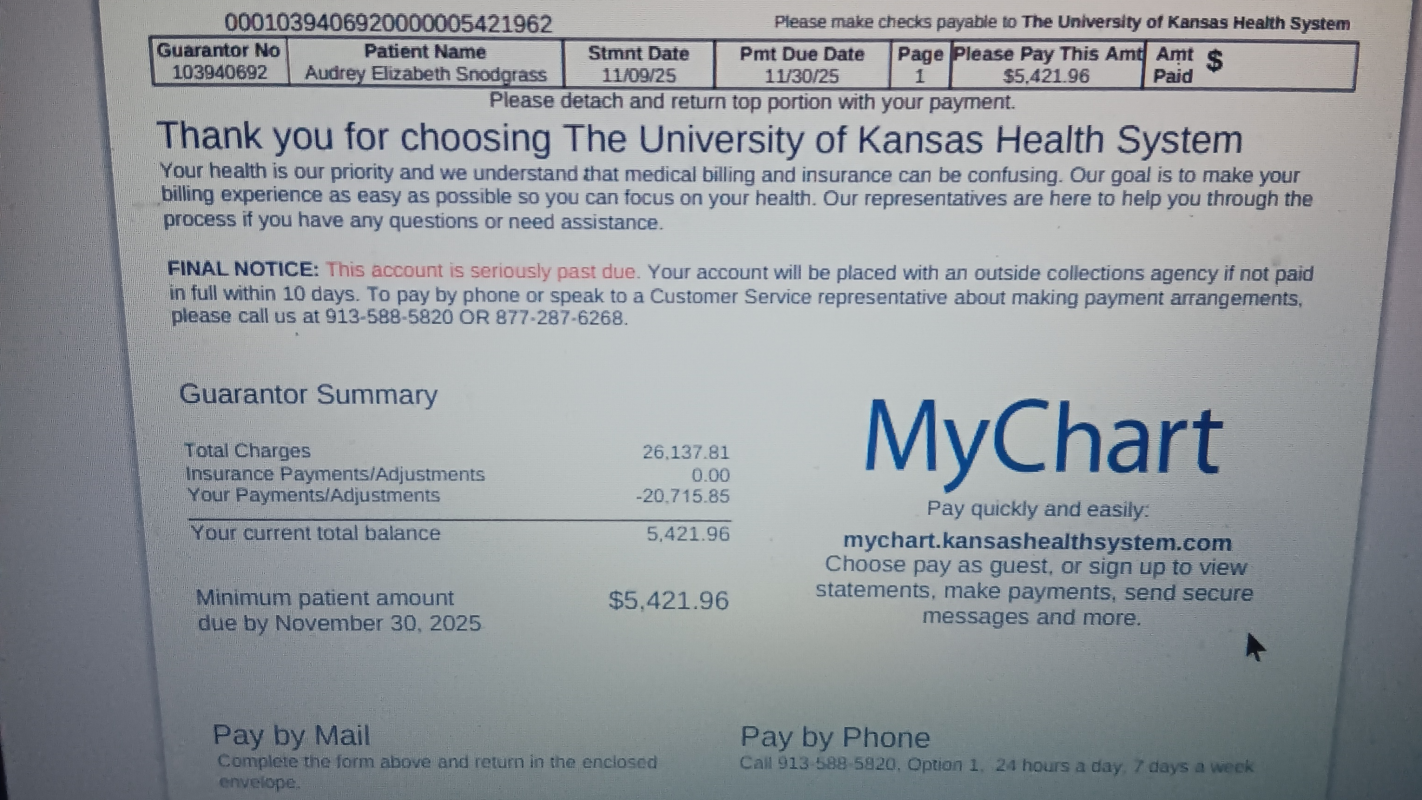 My Epilepsy Medical Bills