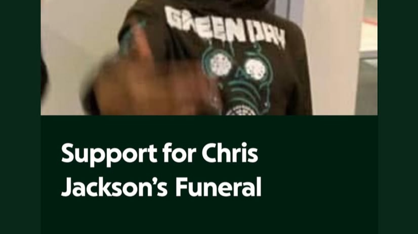 Support for Chris Jackson’s Funeral💕