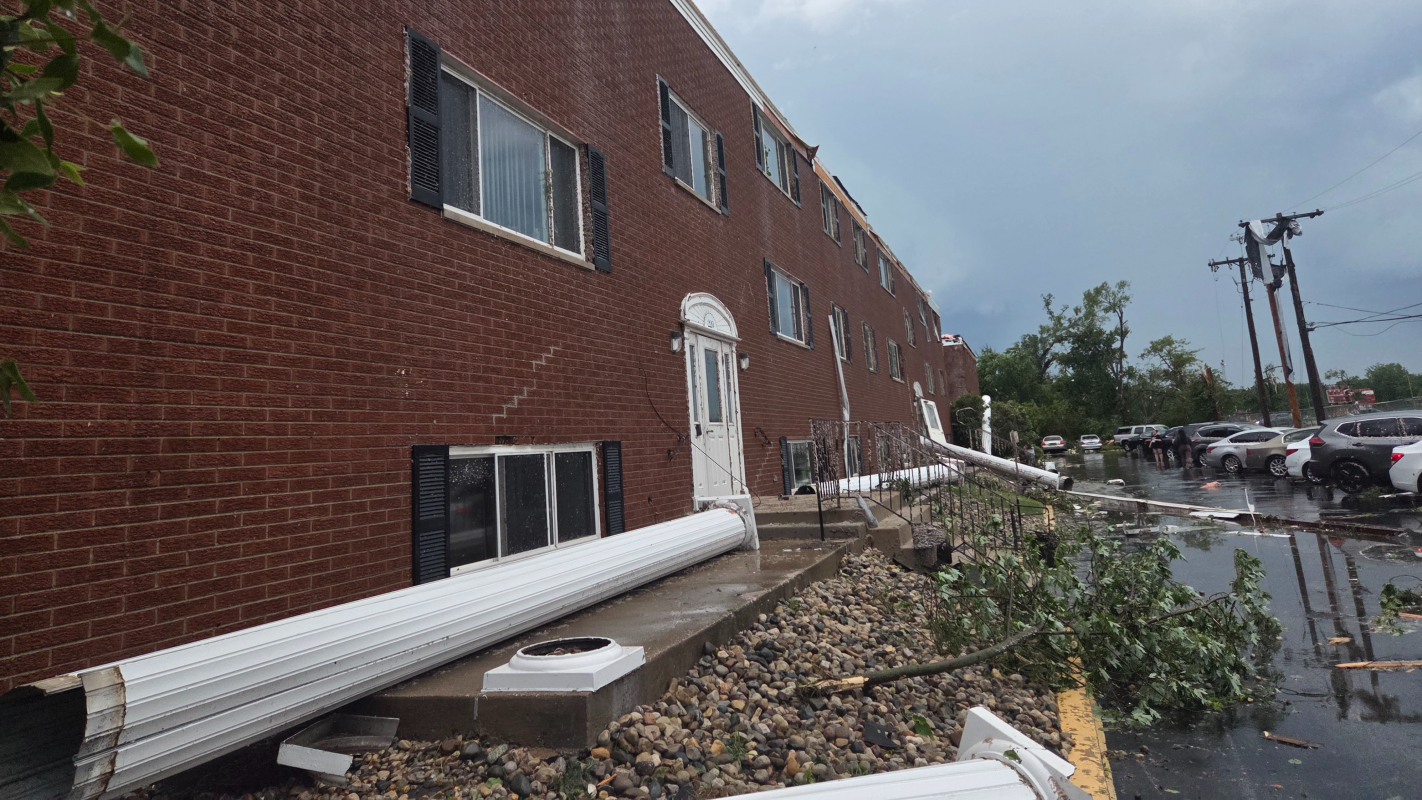 Displaced by a tornado