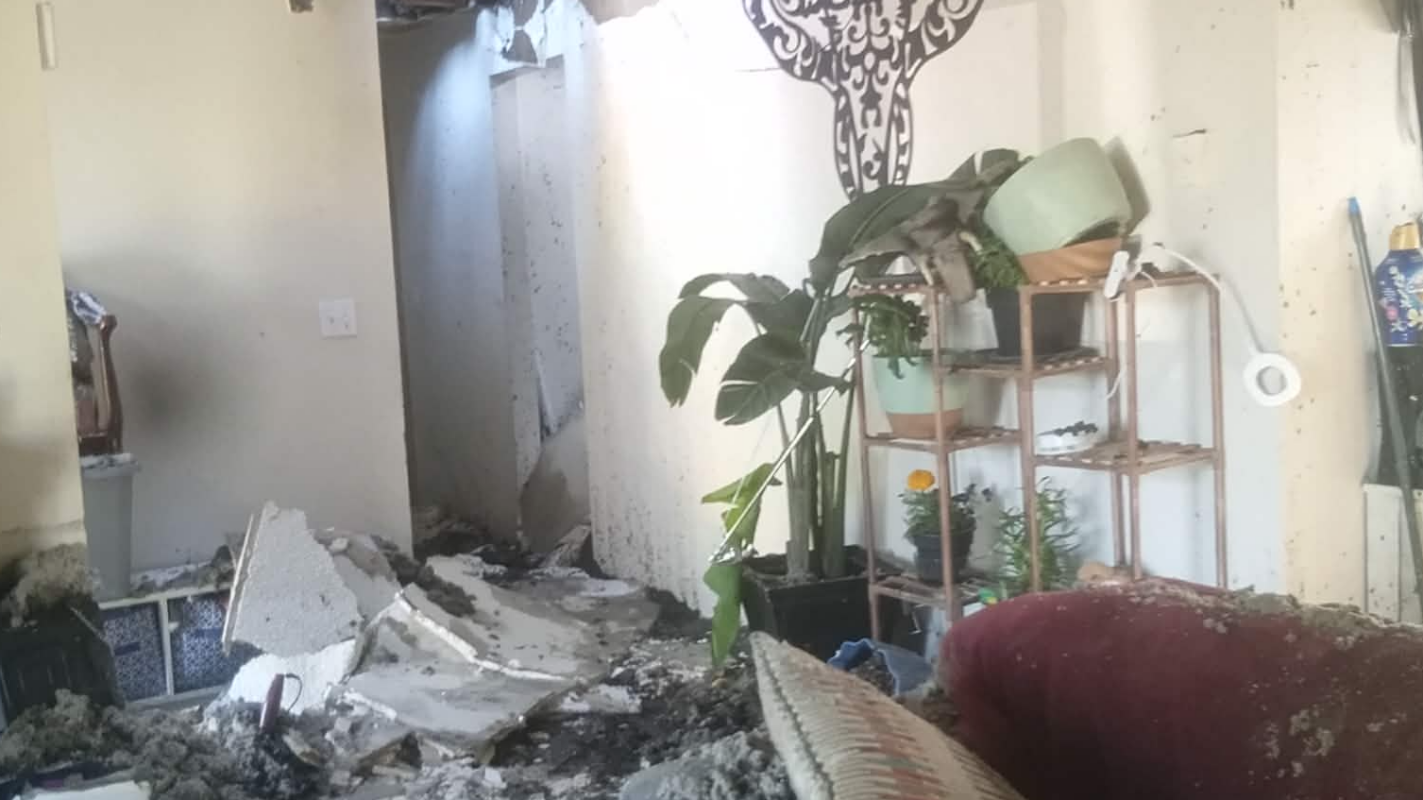 Our home caught fire