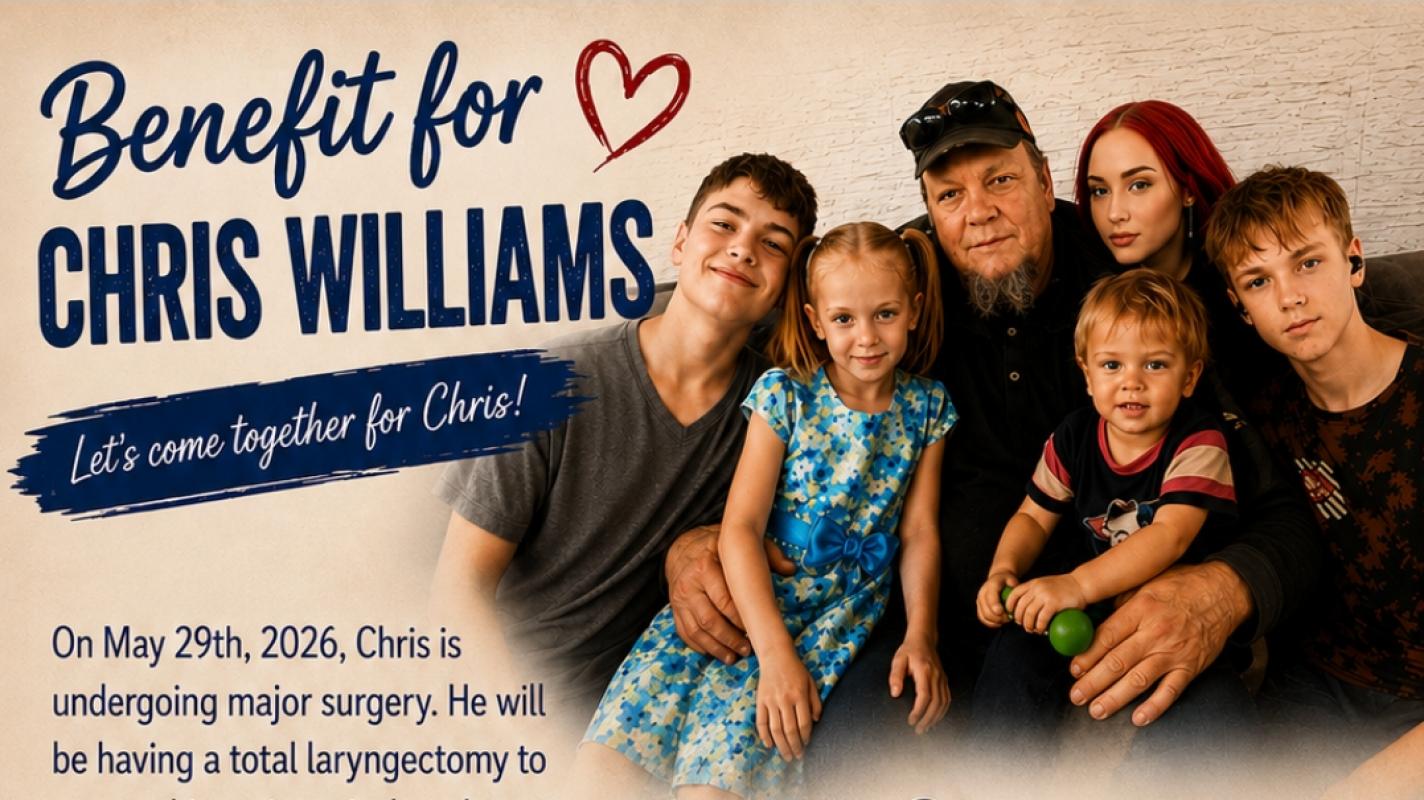 Please help Chris get his voice back