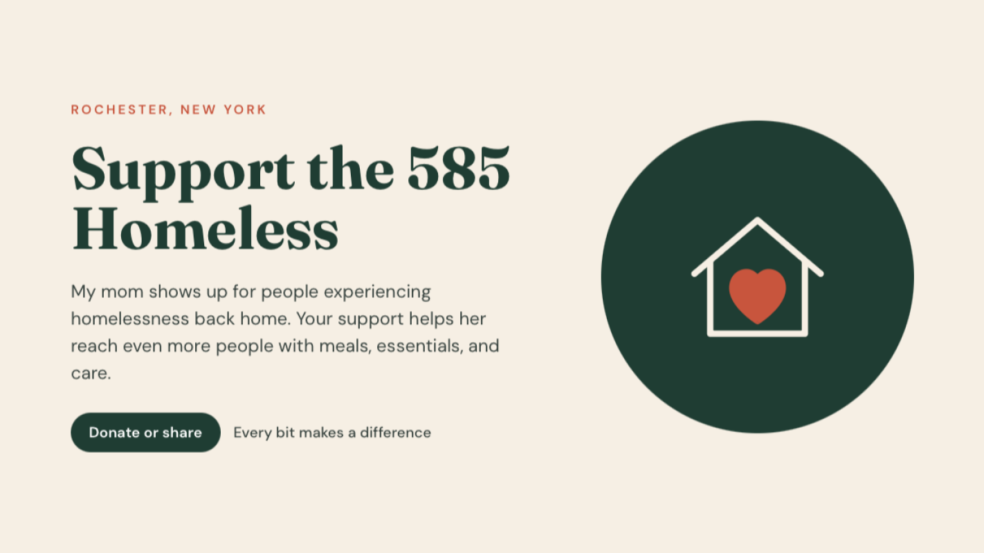 Support the 585 Homeless