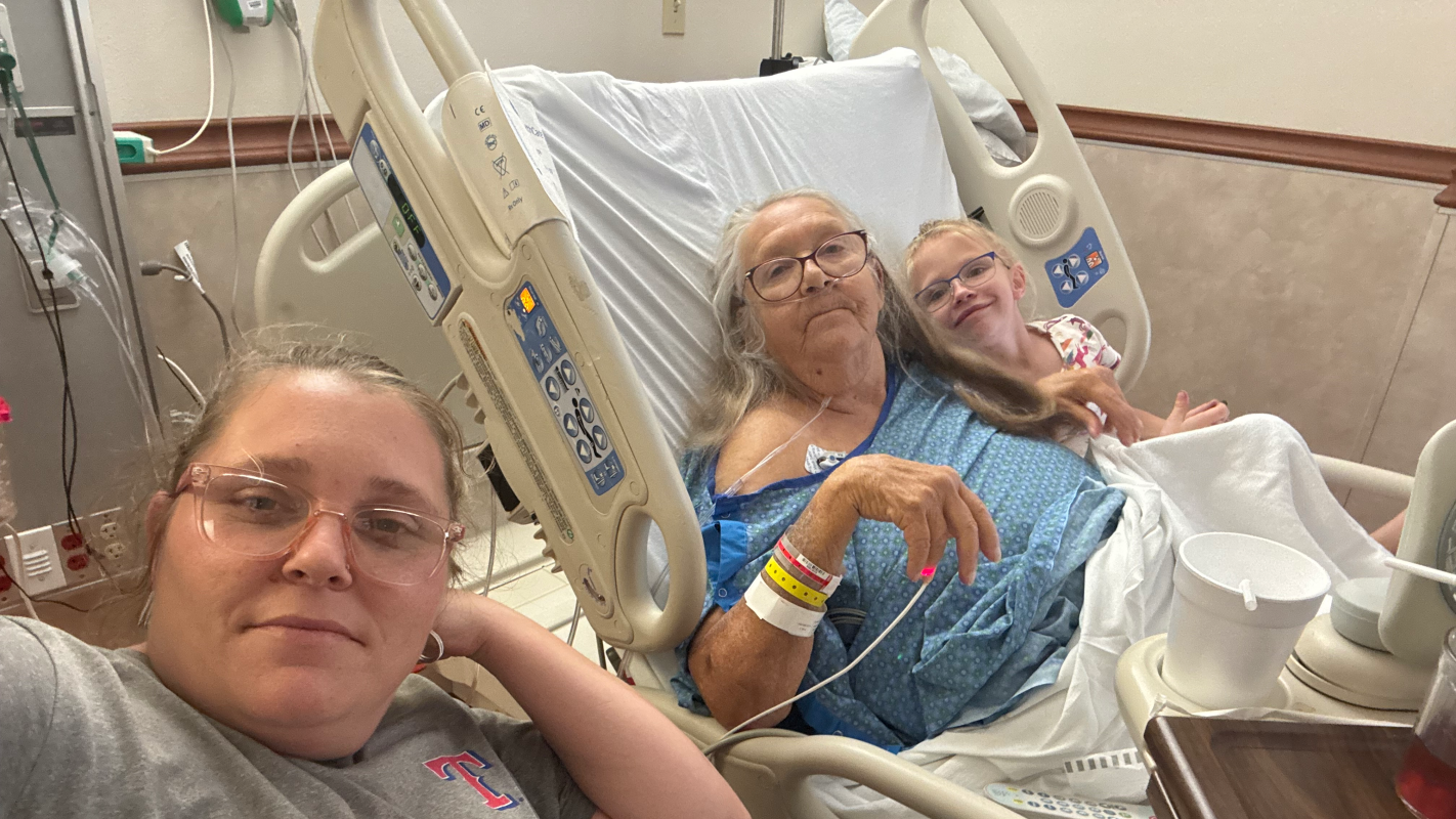 For medical expenses and a car for my mom and me