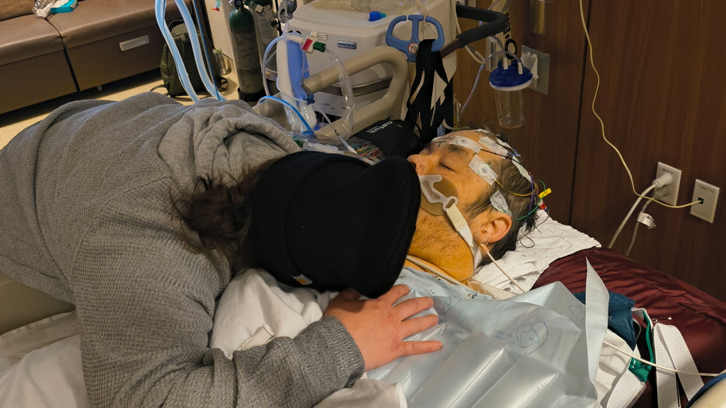 Father on life support