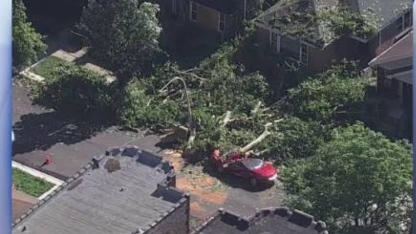 Power outage due to severe storms with tornado