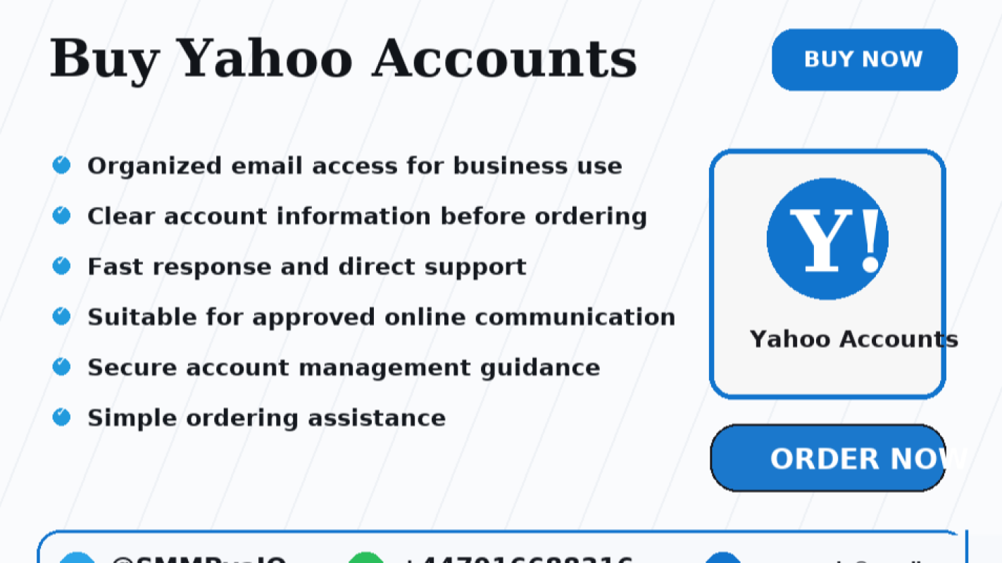 Buy Yahoo Accounts – Verified USA & Global