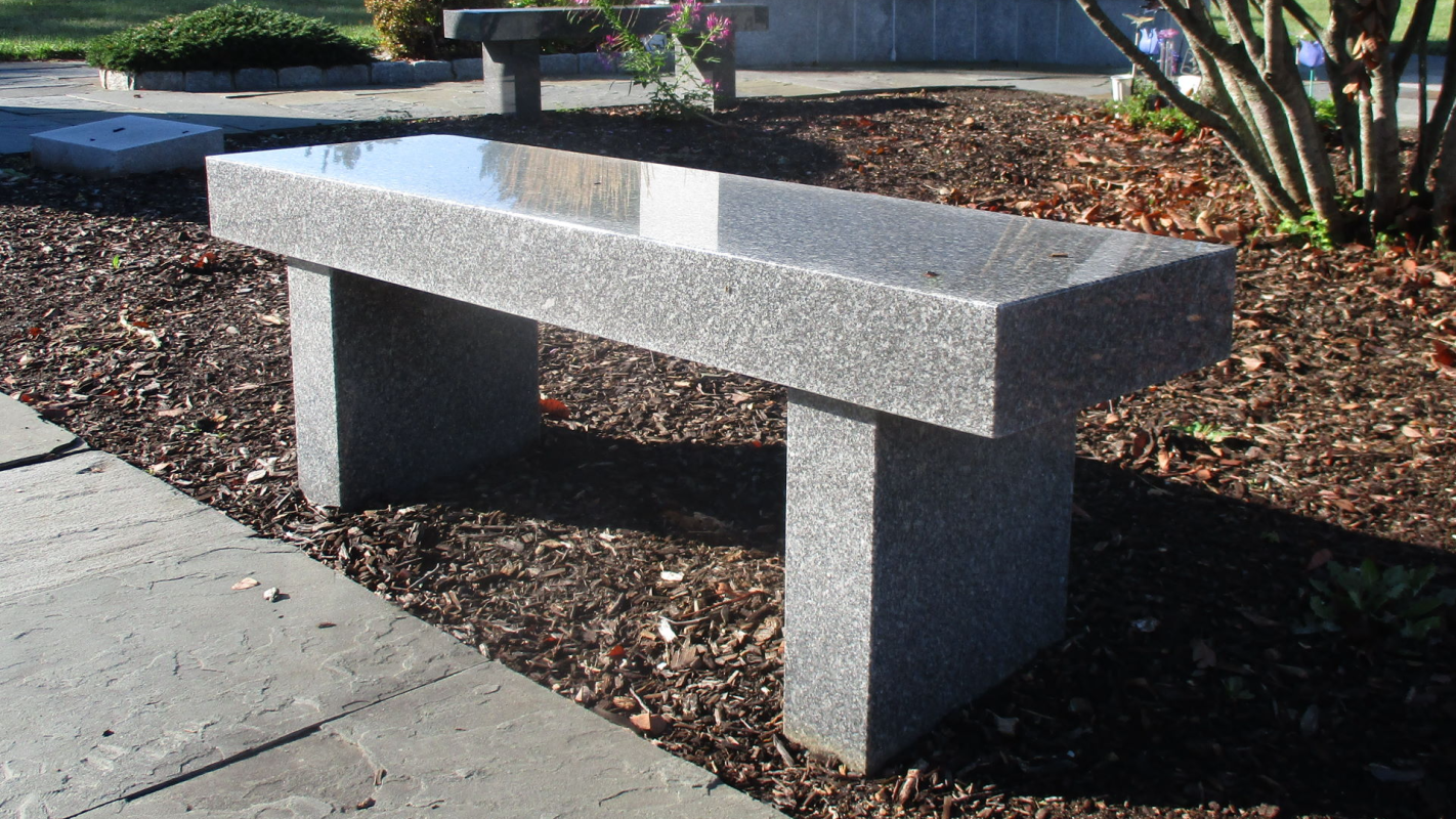 Mother's Tombstone Bench