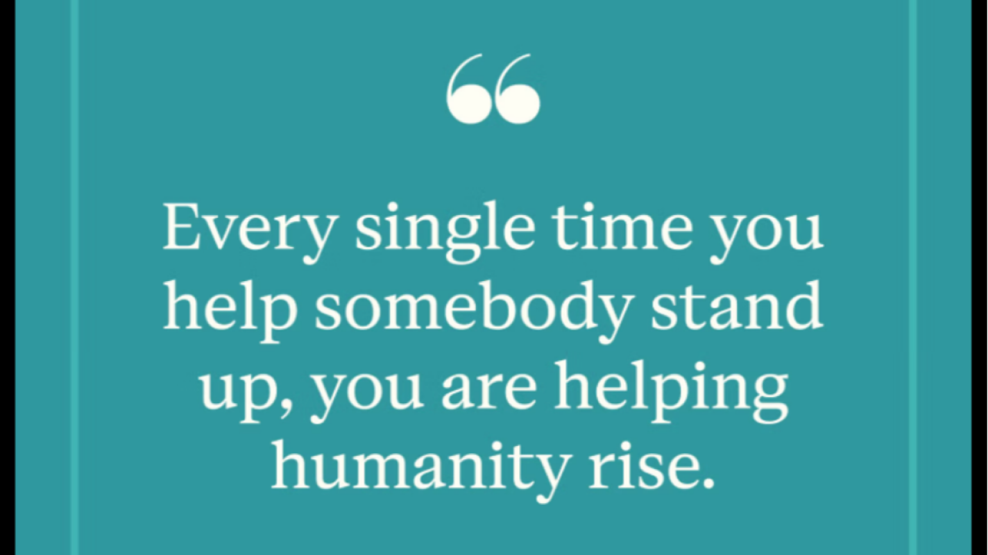 Helping a struggling family