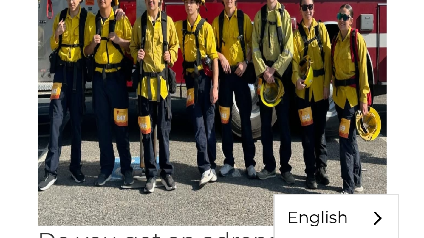 Firefighter uniforms for high school student