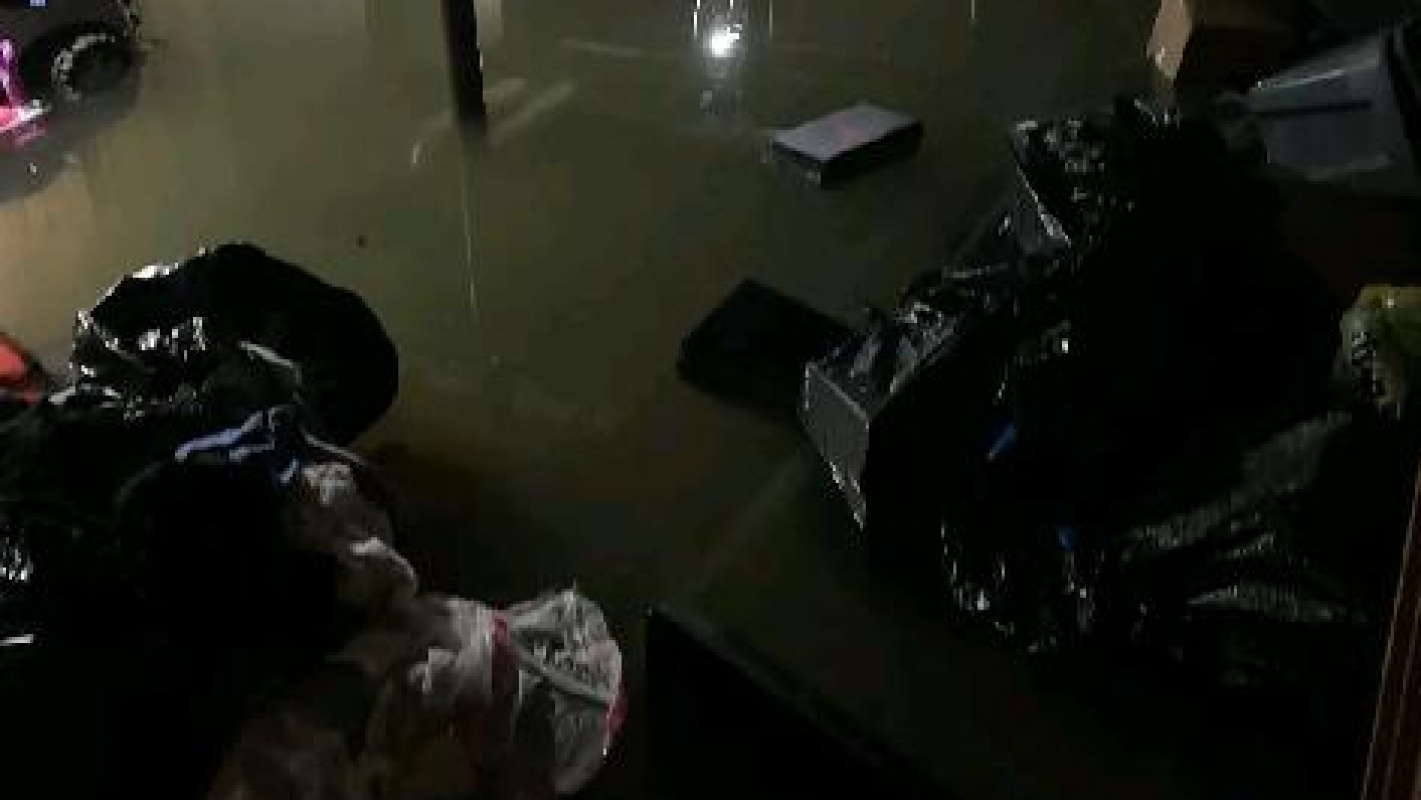 Basement flooded