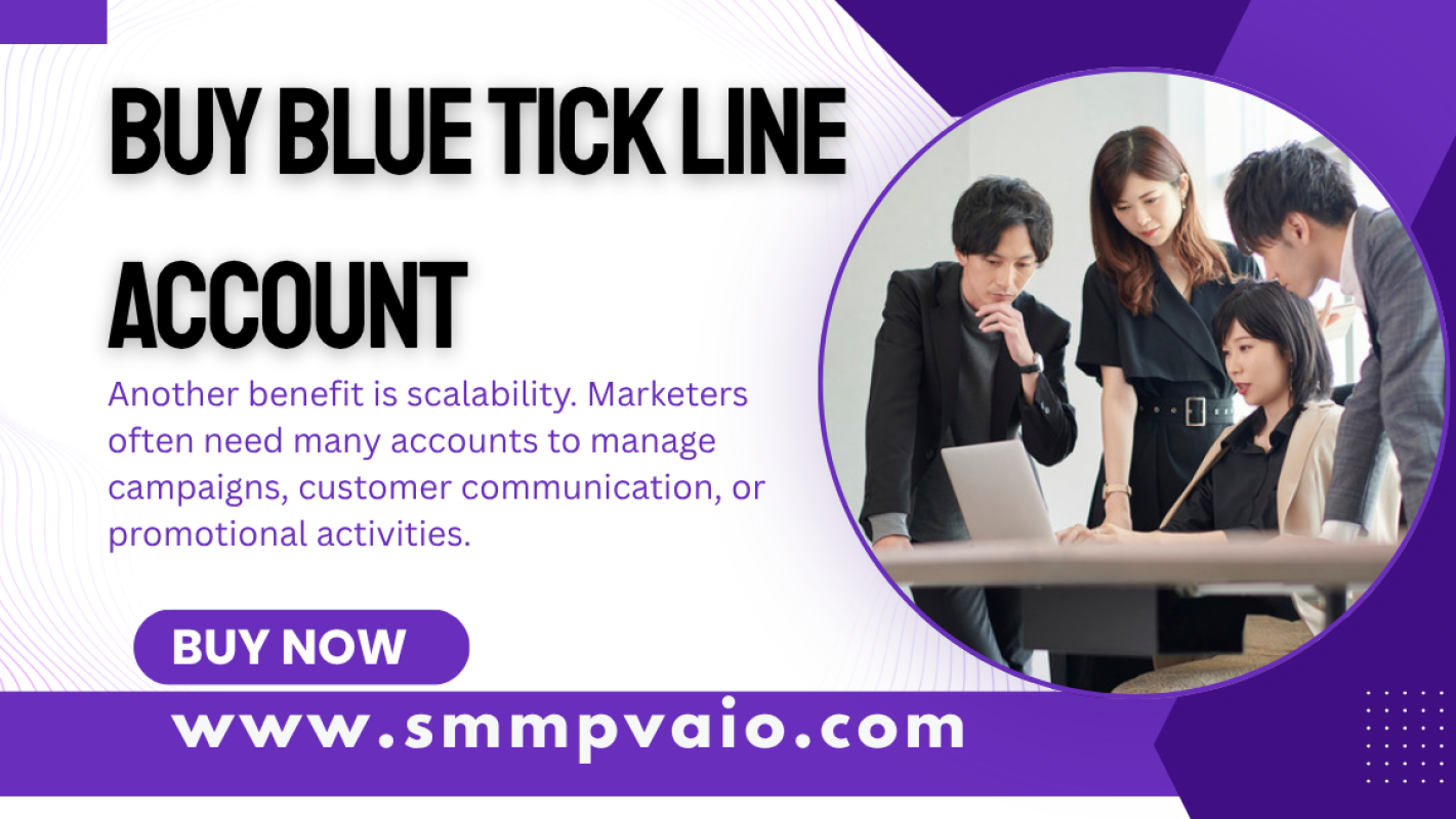 Purchase Secure Blue Tick LINE Account