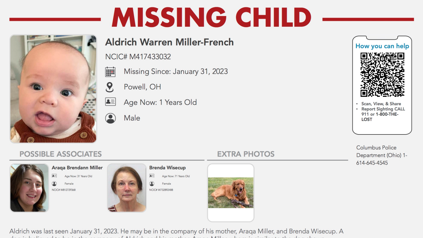 Help find Araqa Miller and Aldrich French