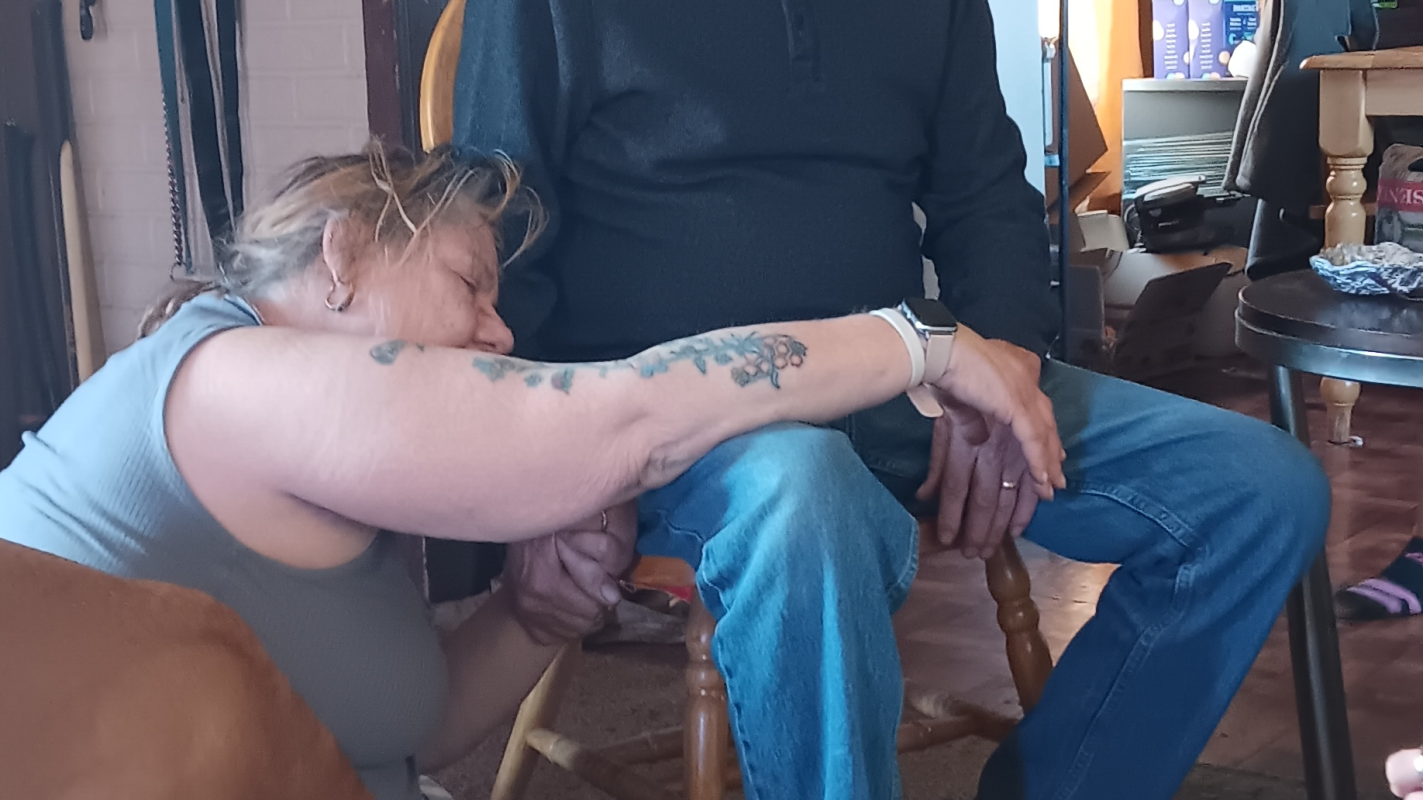 Cremation for her husband Homer Barlow