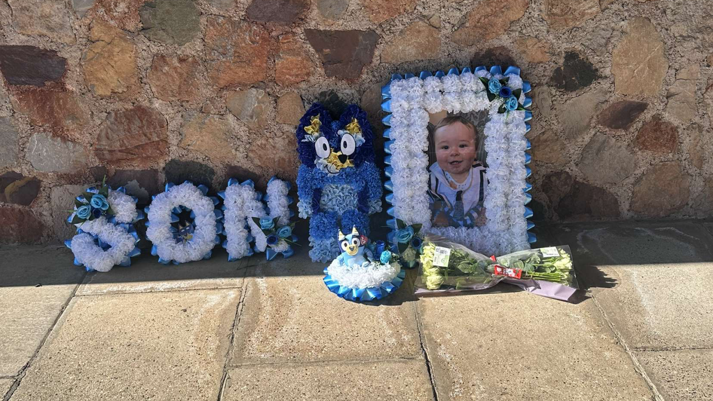 My sons headstone
