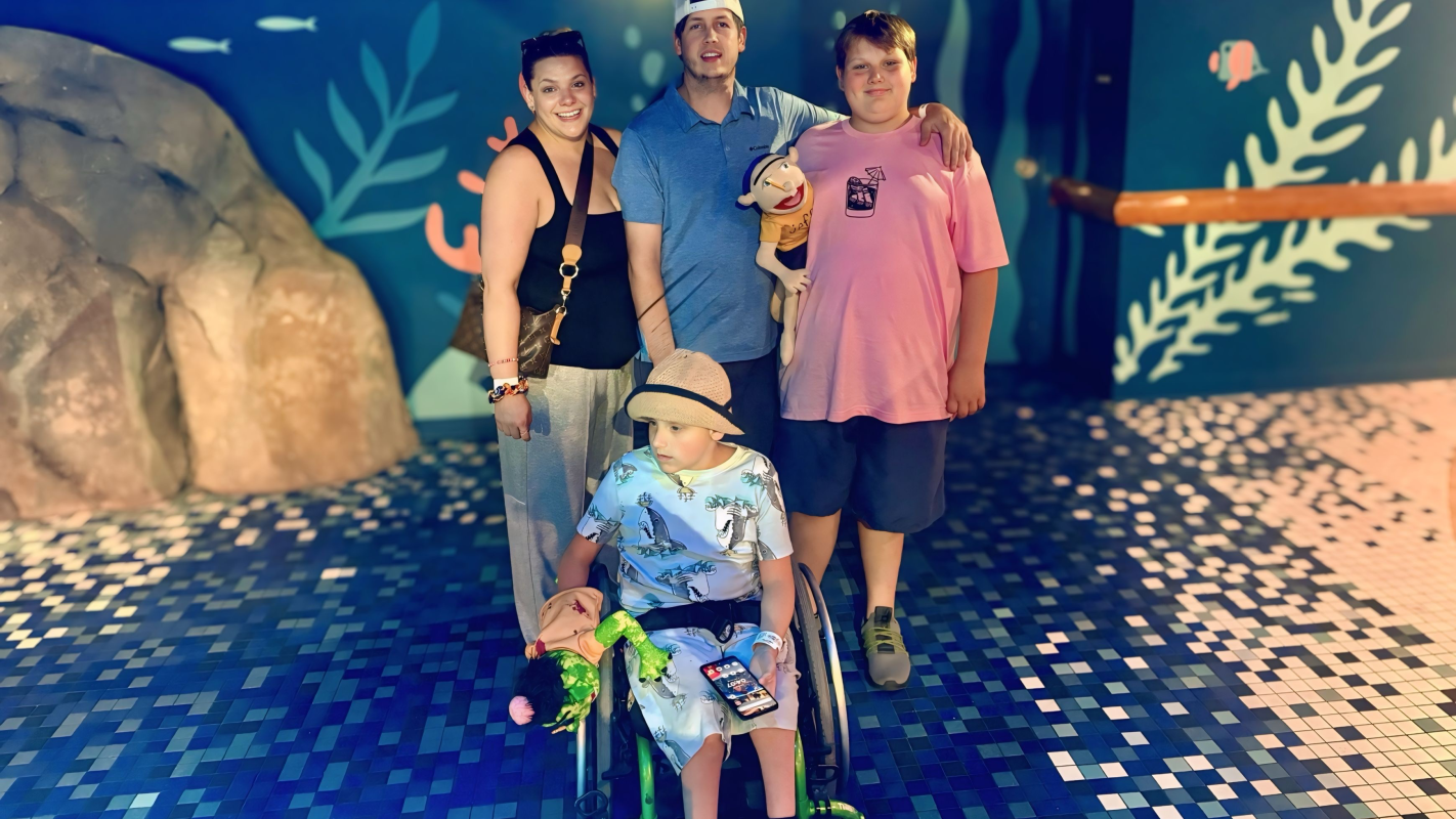 Lukas needs a wheelchair ramp🙏