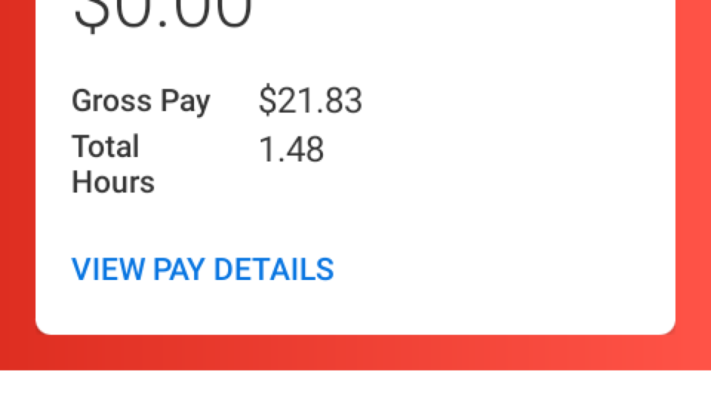 Bills to pay was off work for 10 days