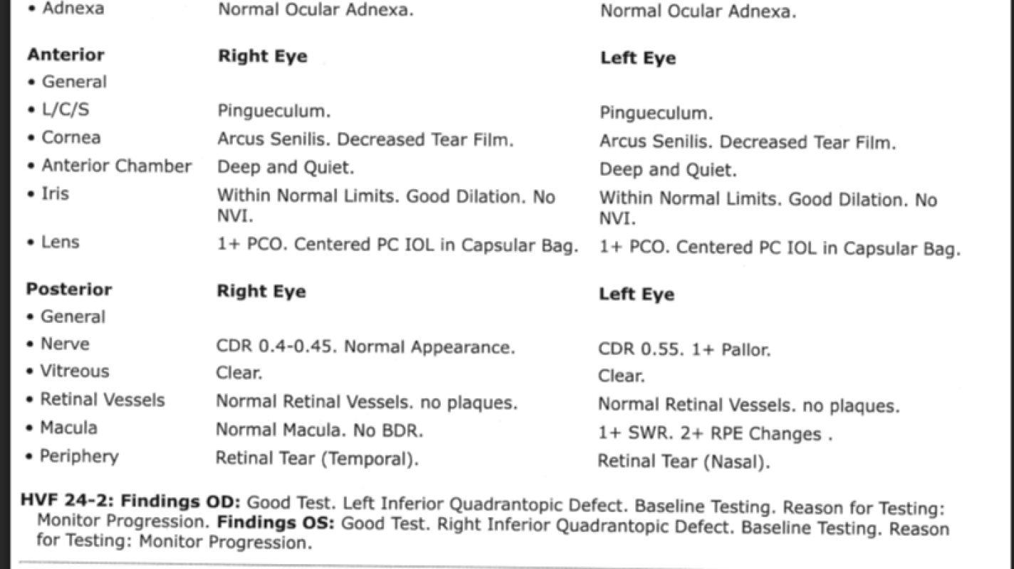 I need Emergency surgery for retinal tearing in both eyes
