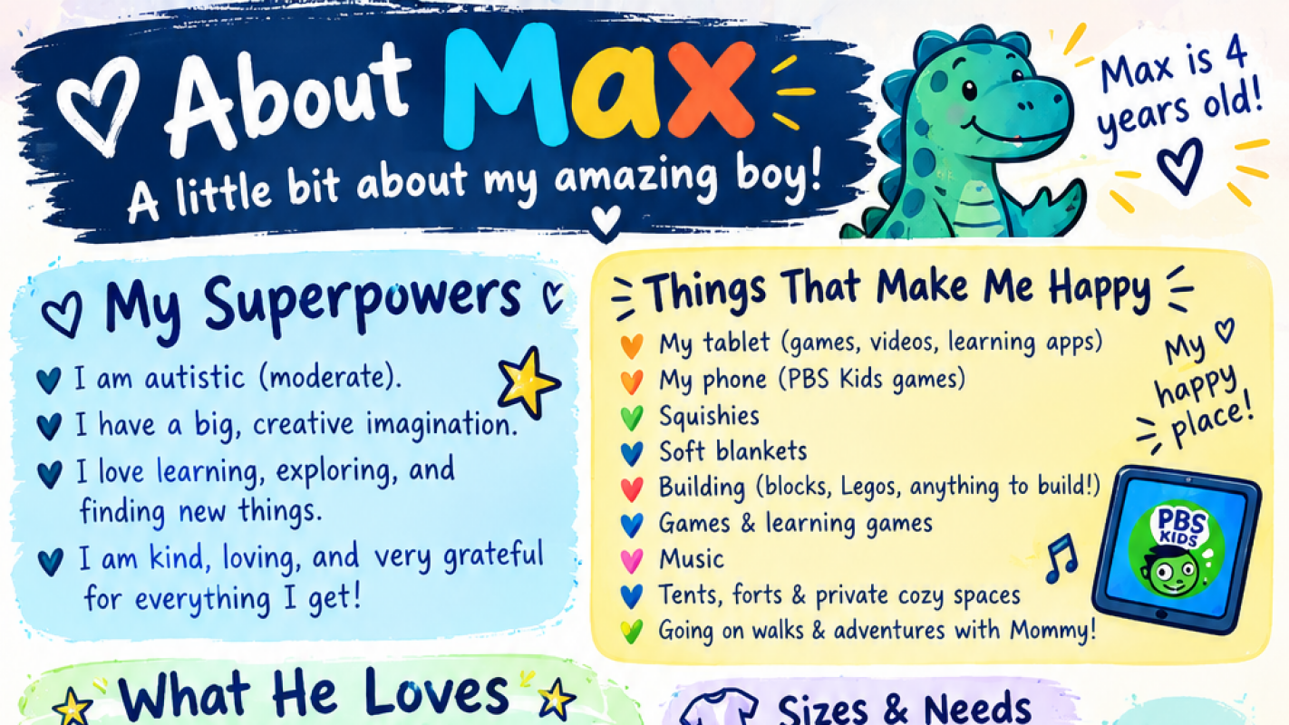 Help Make Maxx’s 4th Birthday a Day to Remember! 🎂🦖