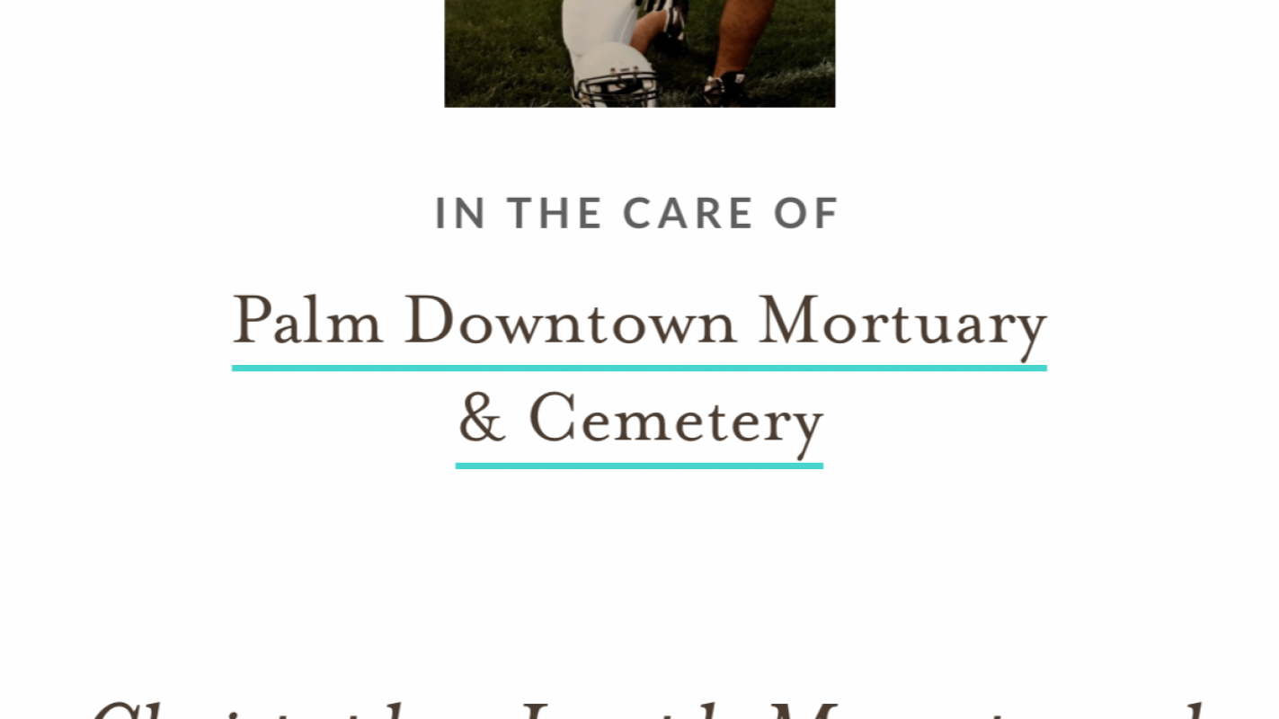 Christopher Mone funeral expenses