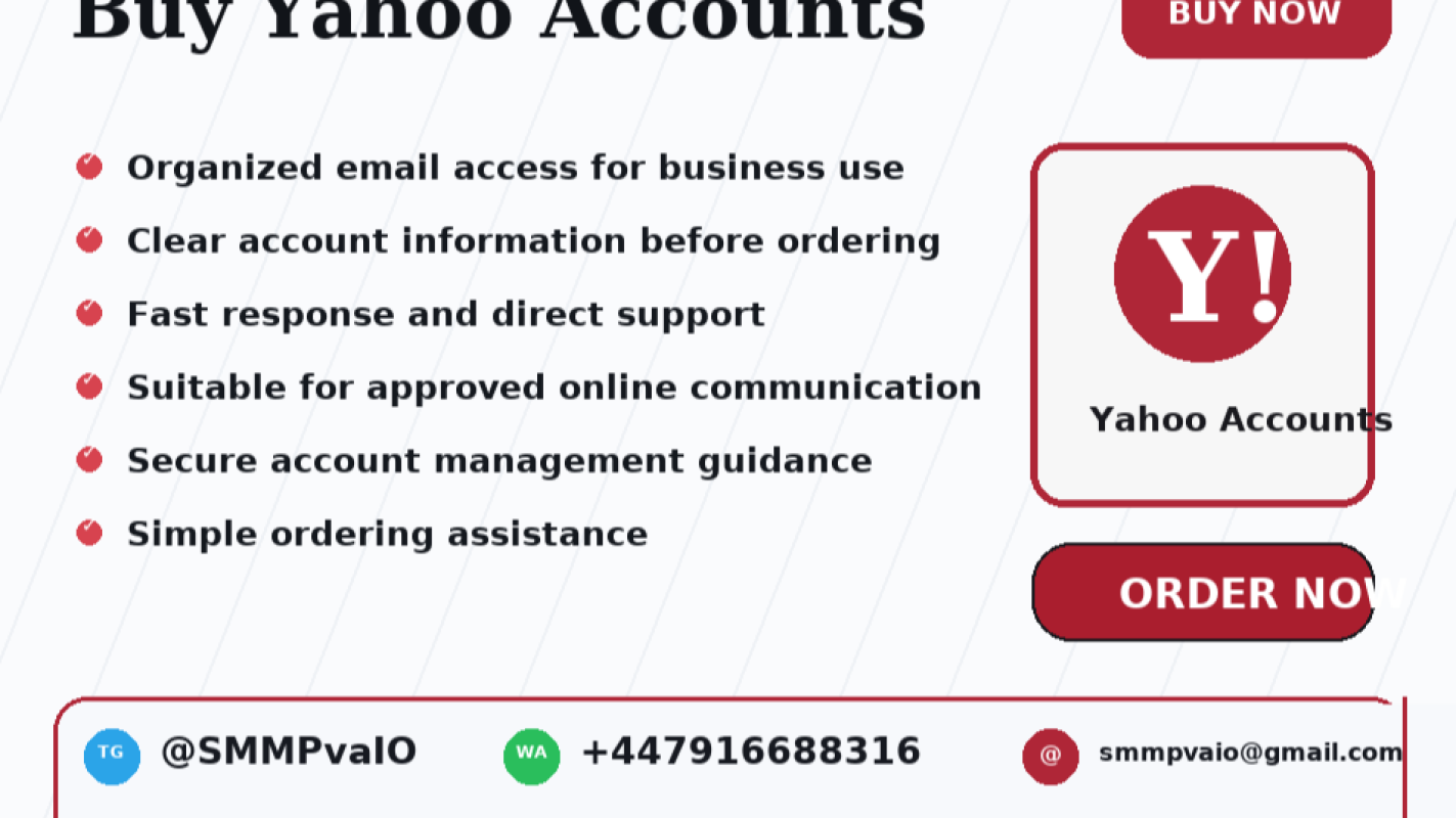 Buy Yahoo Accounts | Premium Phone-Verified Online