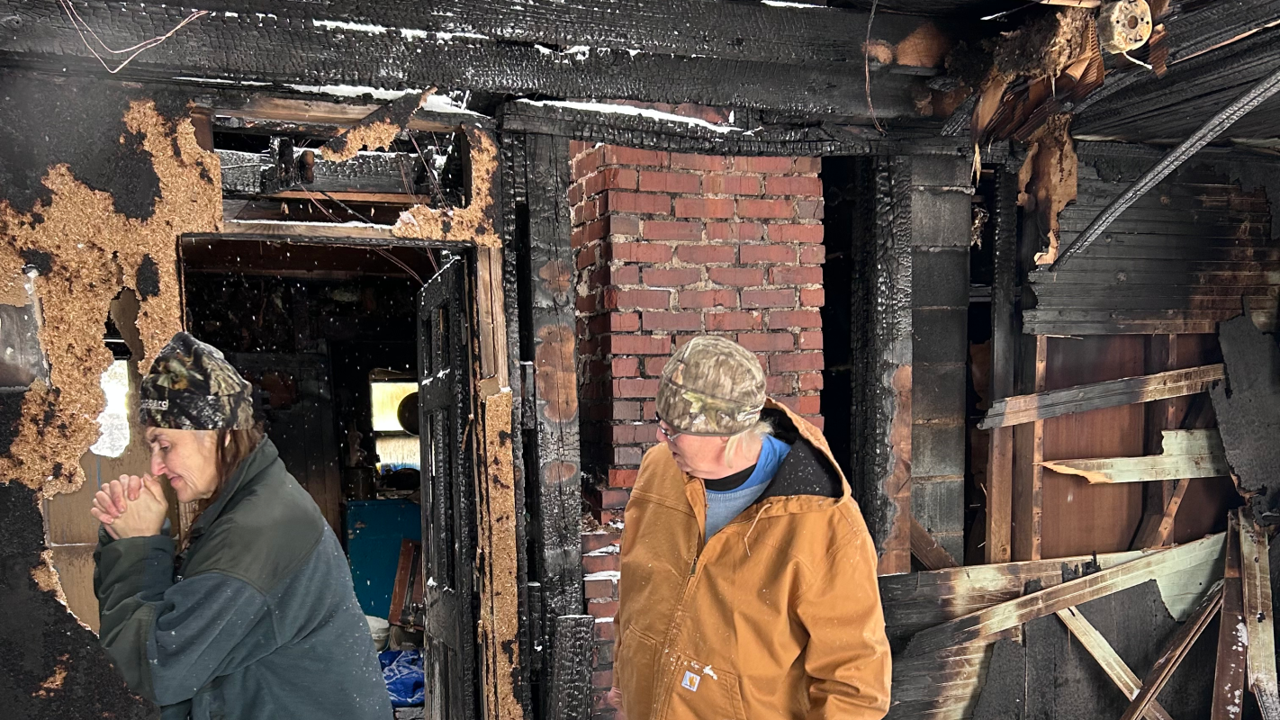 Mom and uncles house burnt down