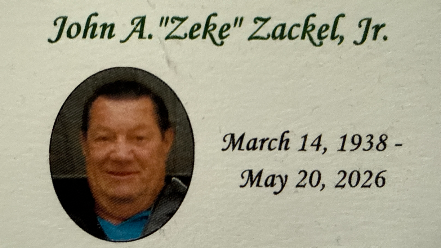 John(Zeke)Zackel funeral