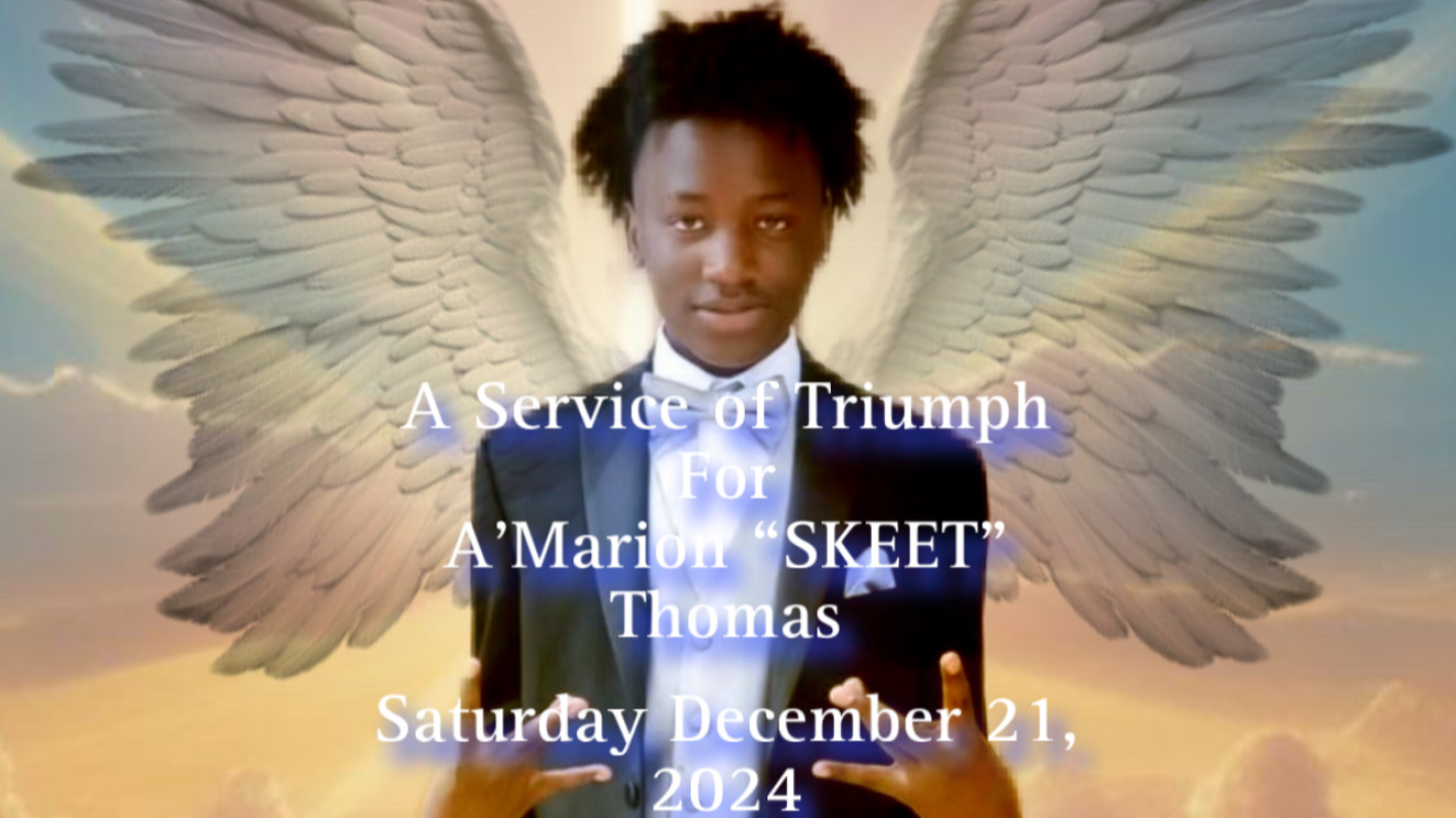 A’Marion “Skeet” Thomas Memorial Service