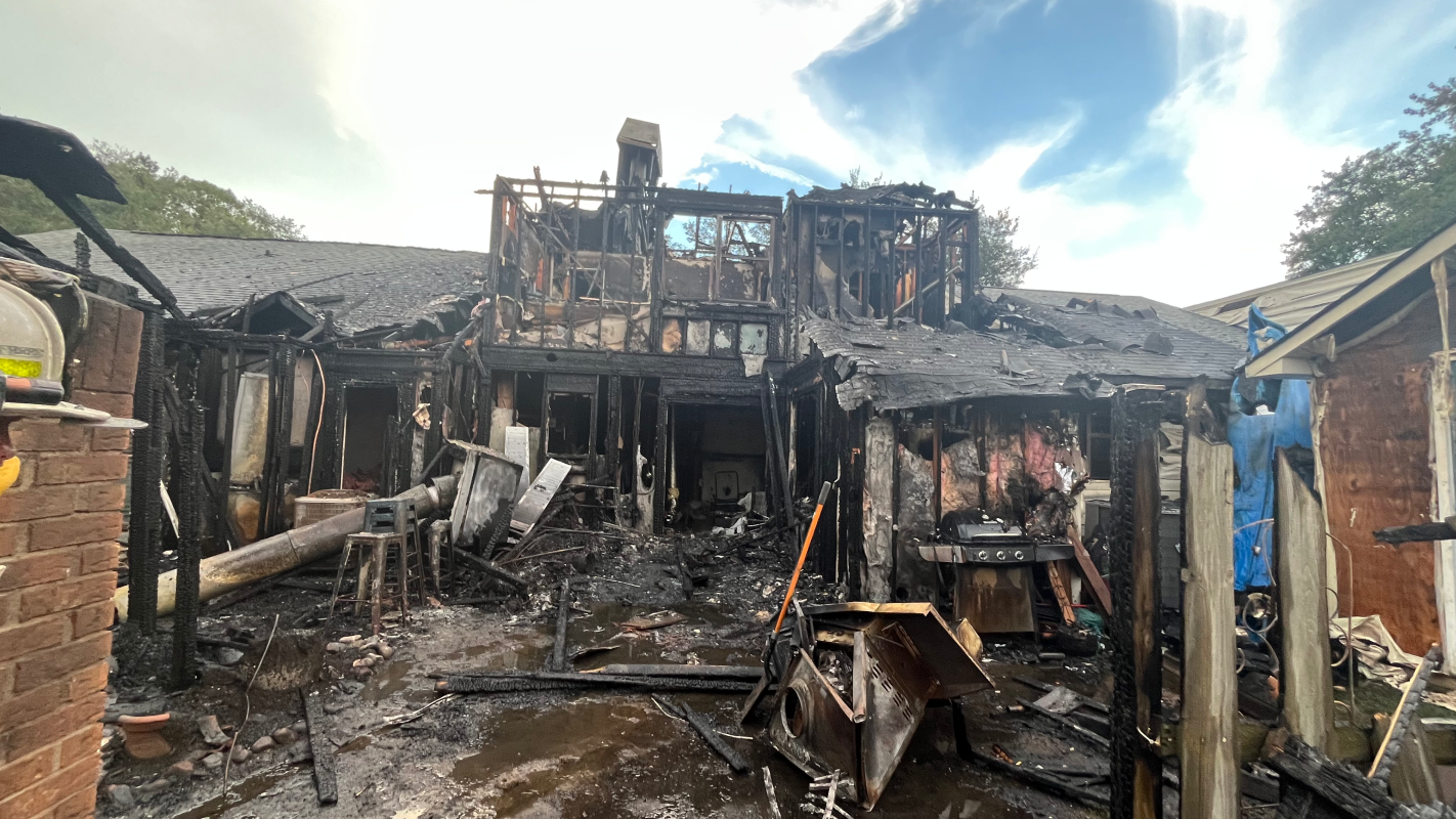 Rebuilding after house fire