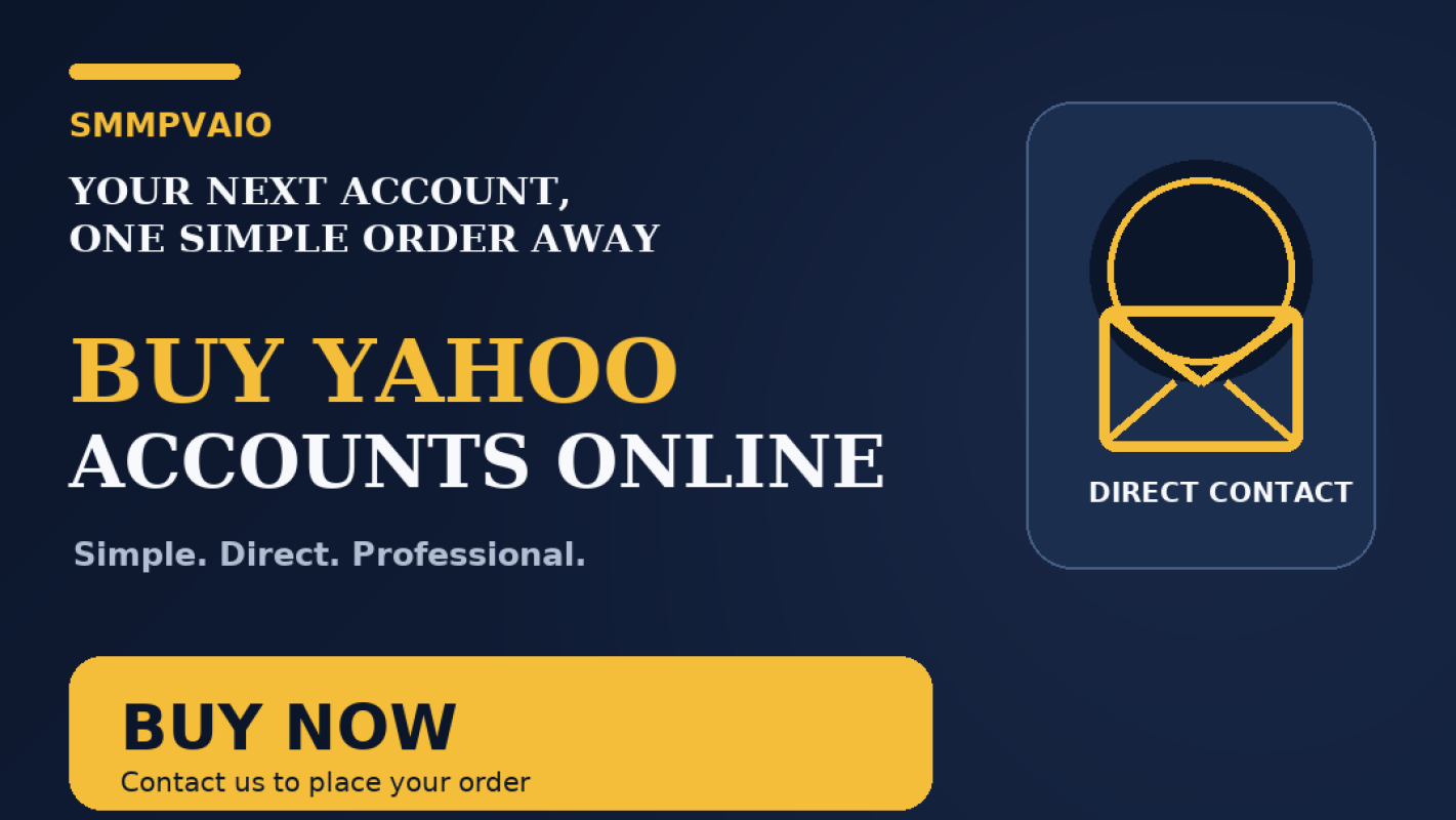 Premium Buy Yahoo Accounts Online | SMMPVAIO Buy Now