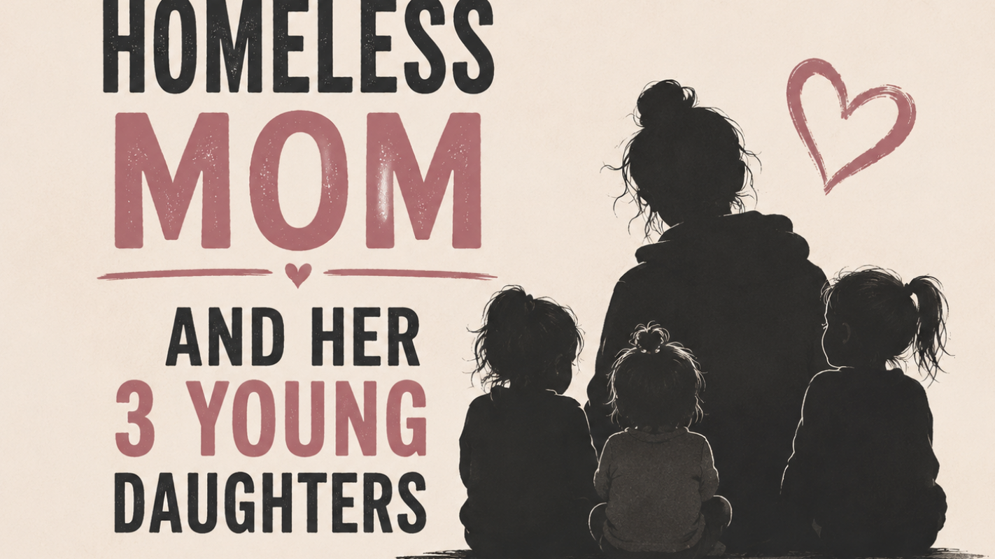 Homeless Mom & 3 young Daughters
