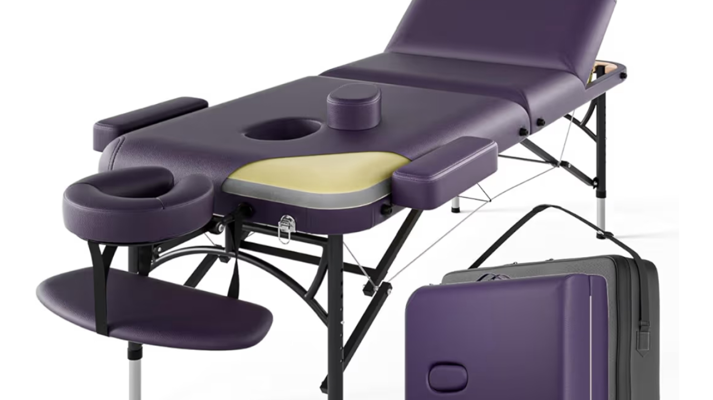 Massage therapy portable massage table