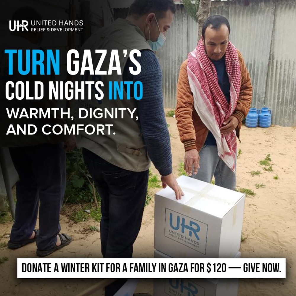 GIVING TUESDAY— UHR GAZA WINTER KIT