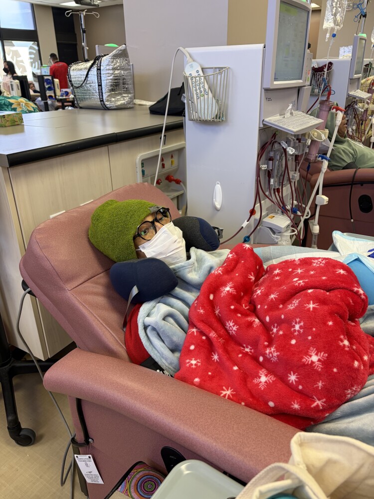 Dialysis Makes Her COLD!