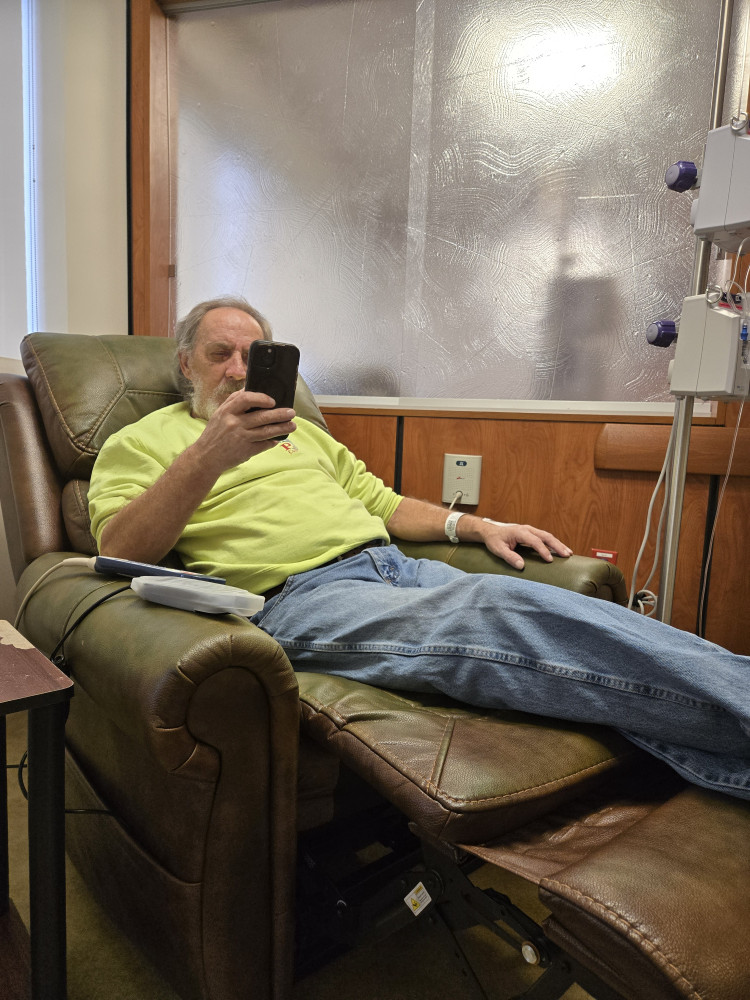 Day 1 of chemo, has progressed to Stage 4 cancer