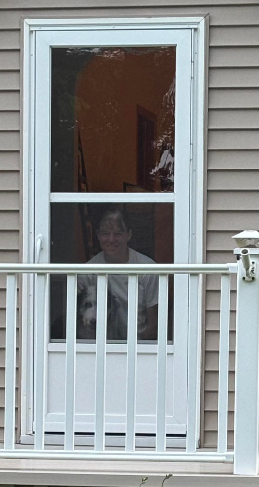 Moved back into her home.