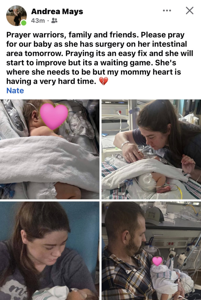 Please Pray for her First Surgery Today